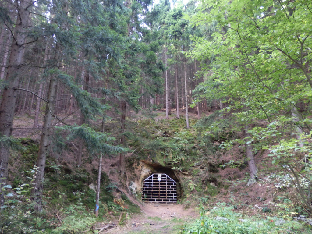 Wejście do sztolni Gontowa.