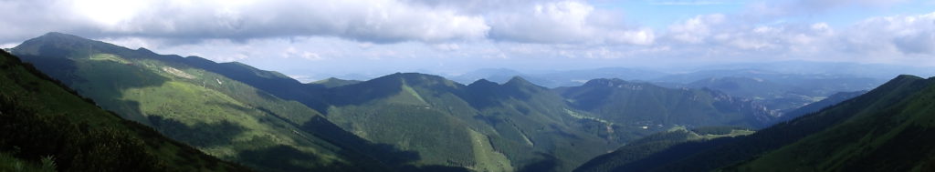 Panorama ze Stienky